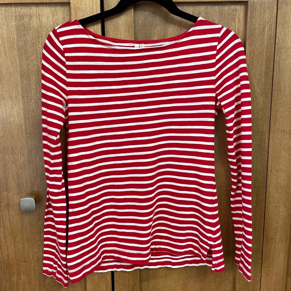 Banana Republic Long Sleeve Striped Tee